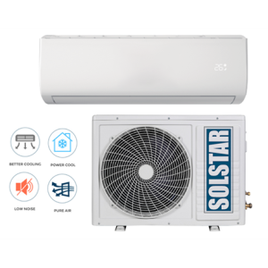 Solstar split AC cooling system at Garnet Star home appliances store